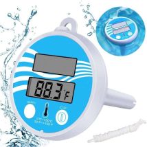 Schwimmendes Poolthermometer Von Ulisem – Digitales Solar-wasserthermometer Mit Umhängeband Für Schwimmbäder, Whirlpools, Fischteiche Und Babybecken