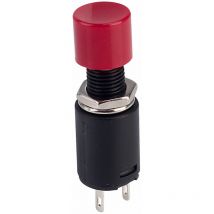 SCI R13-512B2 RED Latching Push Switch Lg Button Red