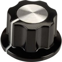 Sci - Rn-99f(6.4mm) Rn-99f(6.4mm) Drehknopf Schwarz, Weiß (ø X H) 19.5 Mm X 11.5 Mm 1 St.