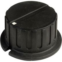 SCI - PN-38A(6.4mm) PN-38A(6.4mm) Drehknopf mit Zeiger Schwarz (ø x h) 34.8 mm x 18 mm 1 St.