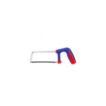 Scie à archet Junior avec rallonge de sciage de 15cm avec poignée ergonomique en acier et caoutchouc bleu et rouge