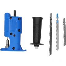 Memkey - Scie à bois, scie alternative domestique, perceuse électrique modifiée en scie sauteuse, outil Portable pour la coupe de plastique à bois