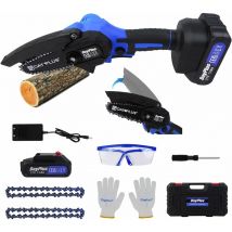Dayplus - Scie à fourche électrique rechargeable Sah Split scie à chaîne outil 4 '