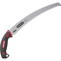 Scie à main courbée en acier (Longueur : 33cm) avec fourreau de sécurité inclus - 600136 - Oregon