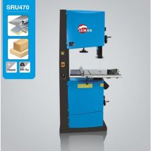 Leman - Sierra de cinta profesional 355mm con base SRU356
