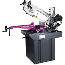 Scie à ruban pour métaux -45°/+60° capacité de coupe ronde 235 mm 1,5 kW 400V 45/90 m/min hauteur lame 27 mm Optisaw SD285