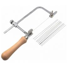 Scie à Bijoux Les Bijoutiers Réglables Ont Vu Le Cadre avec Des Lames de Scie Kit Professionnel de Fabrication de Bijoux pour Les Outils de