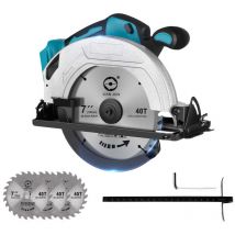 Scie Circulaire 900W Ø180mm Scie électrique portative - ONEVAN(Sans batterie )