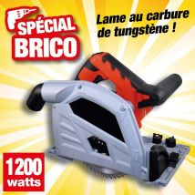 Scie circulaire 1200 w, avec lame au carbure de tungstène