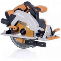Evolution Power Tools - Scie circulaire sans fil 165mm Evolution R165CCS-Li avec Lame multi-matériaux tct sans batterie ni chargeur