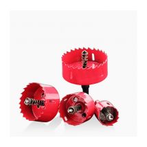 Scie Cloche 115mm M42 Avec Hexagonale Adaptateur Pour Fer Aluminium, Cloison Sèche, Tuyau, Plastique métaux 1pcs