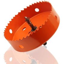 LaBlanc - Scie cloche bimétallique hss en acier rapide 100MM pour métal, aluminium, acier inoxydable, bois, pvc, plastique