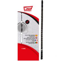 Scie marqueterie a bois, spirale 3/13cm 43,1tpi (blisters 12 scies) Wuto