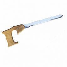 QEM - Scie pour isolant lame 28cm manche bois ergonomique haute qualité universel tous type d'isolants