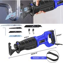 Dayplus - Scie sabre électrique 900W scie tigre électrique scie égoïne scie réciproque bois diy