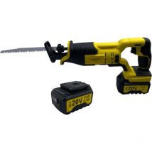 Nemura - Scie Sabre sans fil 20V brushless + 2 Batteries 3Ah + Chargeur rapide