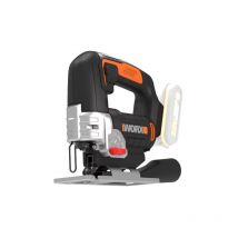 Scie circulaire sans fil 20V - WX543.9- max 80 mm (Livrée sans batterie ni chargeur, lame bois, adaptateur extraction de poussière) - Worx