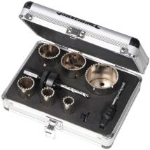 Silverline - coffret 11PIÈCES scies-cloches diamantées 19 - 57 mm 868779