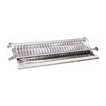 Scolapiatti incasso di 56 - 76 - 86 cm acciaio inox con base vaschetta gocce dimensione disponibile: scolapiatti cm 56