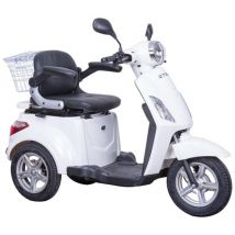 Scooter z-tech ZT-15-E 'trilux plus' 3 ruote Differenziale per Disabili e Anziani-Bianco