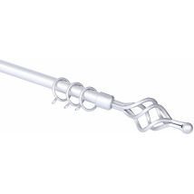 Scorcenta en étrurie en spirale en argent en acier extensible en acier Estensibile da 210 cm a 380 cm