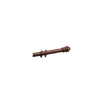 Idroweb - barre à rideau velcro en bois MM,35 col, Noyer cm, 240