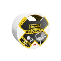 Adesivo universale per riparazioni, un lato L.10 mx l.48 mm bianco - Scotch