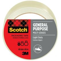 Scotch General Purpose Tape 48mm x 66m Clear (Roll)