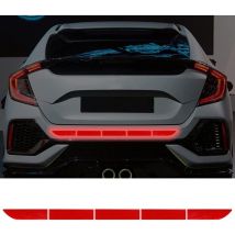 Scotch Reflechissant Blanc, Autocollants Réfléchissants Vision Nocturne,Autocollants de Sécurité Auto-Adhésifs étanches pour Voiture(2pcs)