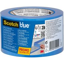 Nastro di Mascheratura Multi-superficie, 24 mm x 41 m, 3 Rotoli/Confezione, Nastro Adesivo Multiuso Scotch per Lavori di Pittura e Decorazione, 70%