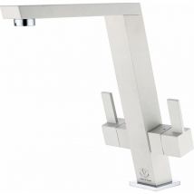 Scott&james - Dual Edge Twin Lever Mixer Tap - White - ELO0058 - White