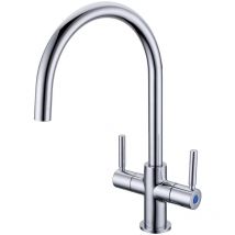 Scott&james - High Quality Twin Lever Kitchen tap - Chrome - Chrome