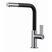 Scott&james - Single Lever Pull Out Kitchen Tap in Black and Chrome