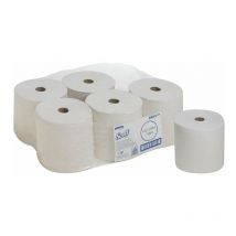 Performance 6665, Rolled Hand Towels , 1 Ply, White, 6 rolls x 200 m - Scott