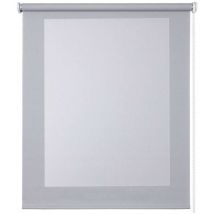 Tenda a rullo 'screen' grigio e bianco, 100x180 cm