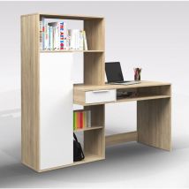 Tvilum A/s 2018 - scrivania con libreria function plus cm 163 rovere sonoma