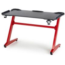 Arredamento1 - Scrivania da gioco Houston 1254 , Il numero di porte: 0, Numero di cassetti: 0, 74x122x60cm, led