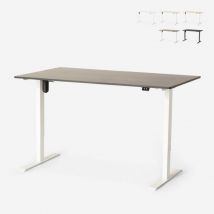 Office24 - Scrivania regolabile in altezza elettrica per ufficio e studio design Standwalk 160x80 Colore: Nero