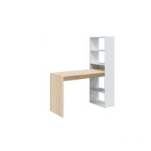 Kit scrivania duplo c/libreria 120X53X144 bia art rov