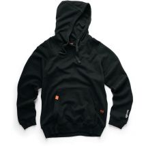 Scruffs - Sudadera con capucha Eco Worker, color negro Talla s