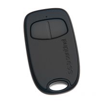 Scs Sentinel - Mando a distancia de 2 canales, Hechos en Francia, 40 metros in campo libre, SimplyControl negro, AAM0128