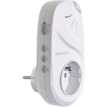 Plug² Bell 100 Light – Campanello senza fili, con presa integrata, 220 V, Bianco - Scs Sentinel