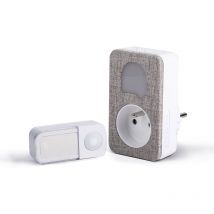 Scs Sentinel - timbre inalámbrico y sin pilas con enchufe integrado, sone + Stylé, CSF0108