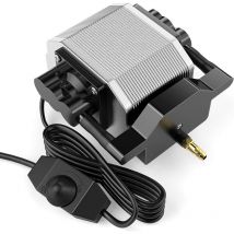 Sculpfun - 220V, 30L/min Kit de asistencia de aire (boquilla) para máquina de grabado Sculpgun S9 90W, máquina de grabado óptico 5W (enchufe de la ue)