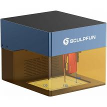 Sculpfun - iCube Pro 5W Máquina de Grabado Láser con Filtro de Humo Alarma de Temperatura, Velocidad de Grabado 10000mm/min, Control Inalámbrico por