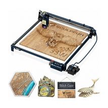 SCULPFUN S30 Ultra 33W Máquina de grabado láser, diseño de lentes intercambiables, grabador láser de madera y metal con placa base Air Assist M8 (600