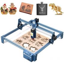 S9 Lasergravierer, 5,5-W-Laserschneider mit 0,06 mm ultradünnem Laserstrahl, Lasergravurmaschine für Holz, Leder, Acryl, Gravurbereich 410 x 420 mm