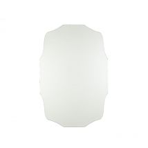 Miroir à cadre biseauté en verre