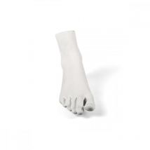 Seletti - Sculpture céramique pied masculin Blanc