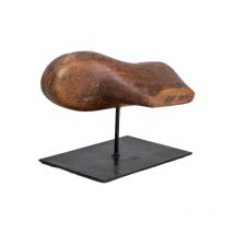 Sculpture en bois et métal Estel